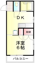 ＧＳハイツの物件間取画像